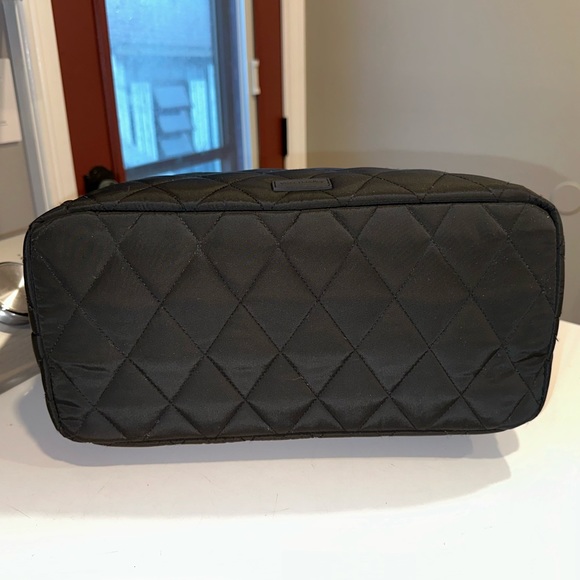 Vera Bradley Black Performance Fabric Ultralight Zippered Work Tote - Picture 7 of 10